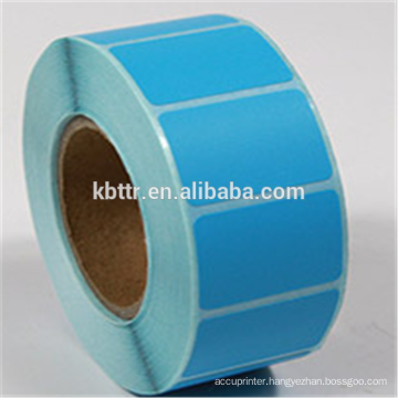 High quality heat adhesive circle round color thermal transfer sticker